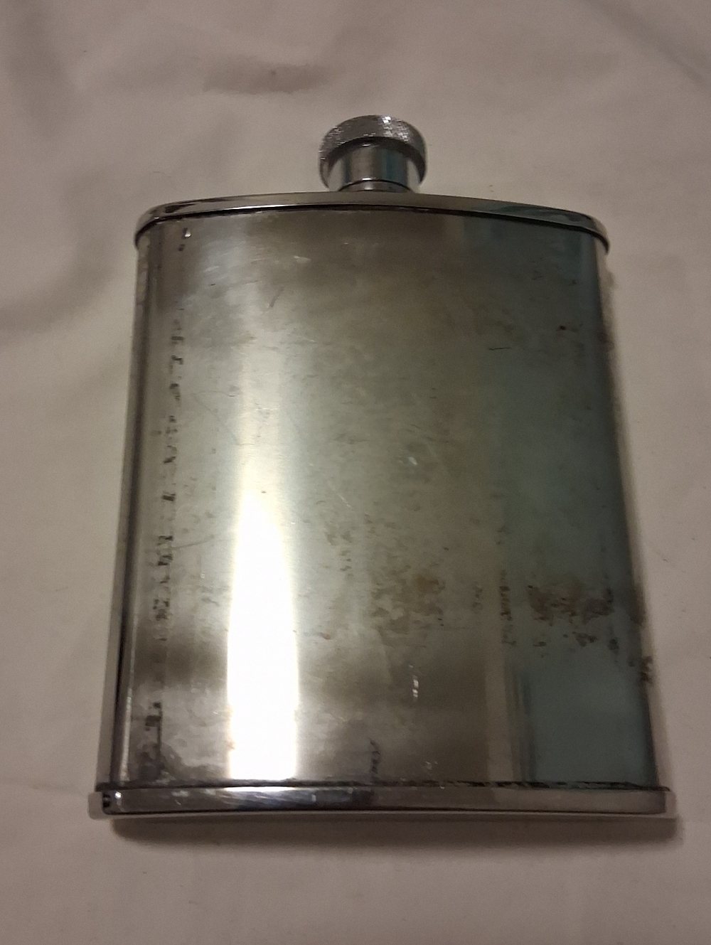 Classic Stainless Steel Hip Flask - Silver